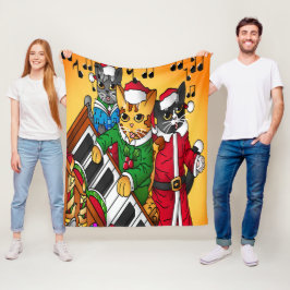 Cobertor De Velo Cats de Natal