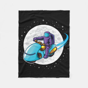 Cobertor De Velo Cavaleiro Astronauta No Espaço