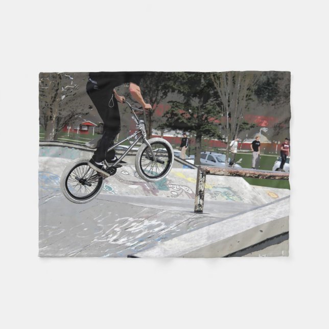 Cobertor De Velo Cavaleiro BMX "Getting Air" (Frente (Horizontal))