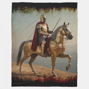 Cobertor De Velo Cavaleiro Medieval na Espanha