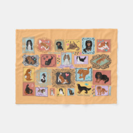 Cobertor De Velo Cavaleiro Rei Charles Spaniel Blanket