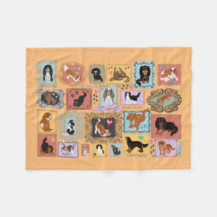 Cobertor De Velo Cavaleiro Rei Charles Spaniel Blanket