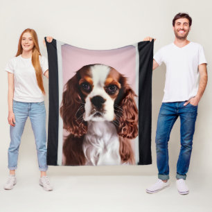 Cobertor De Velo cavalier king charles spaniel AI7