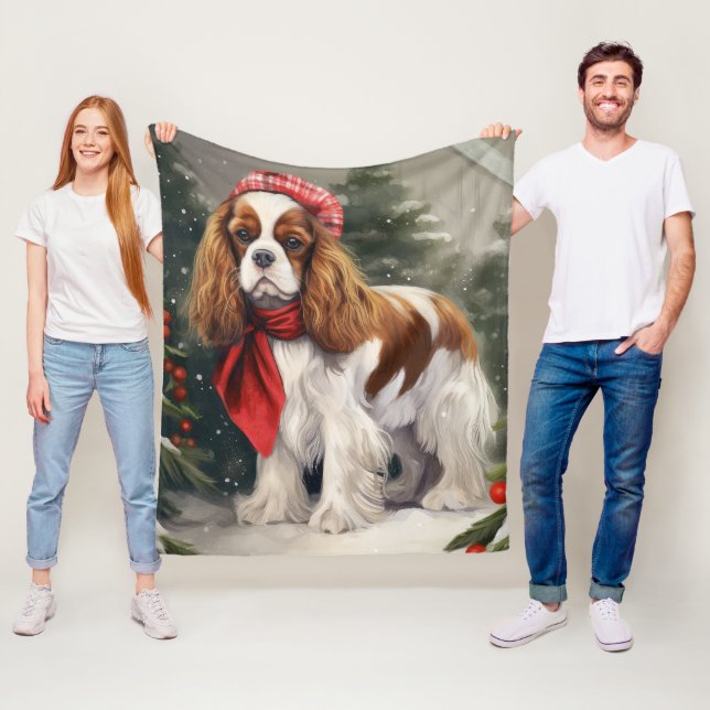Cobertor De Velo Cavalier King Charles Spaniel Cachorro Natal (In Situ)