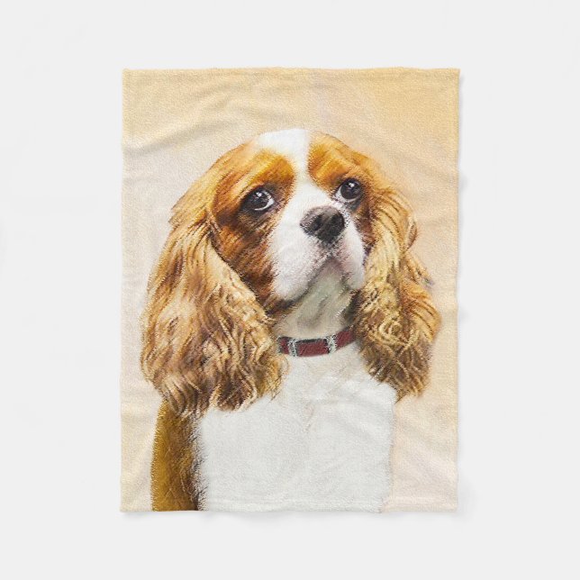 Cobertor De Velo Cavalier King Charles Spaniel Original (Frente)