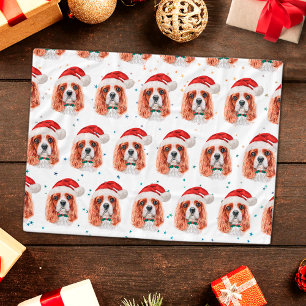 Cobertor De Velo Cavalier King Charles Spaniel Raça de Cão Natal