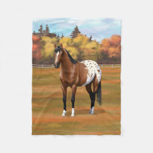 Cobertor De Velo Cavalo Appaloosa de Baía Castanha em Pastas do Ou