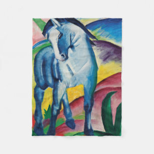 Cobertor De Velo Cavalo azul mim por Franz Marc