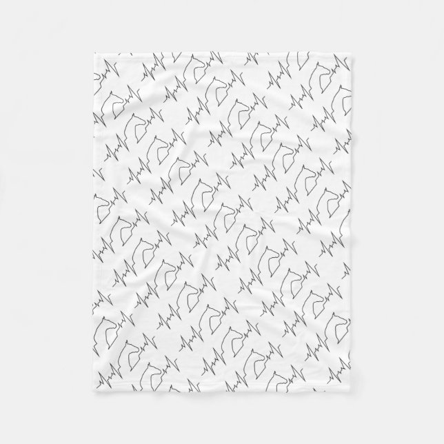 Cobertor De Velo Cavalo de pulsação (Frente)