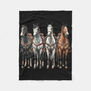Cobertor De Velo Cavalo Retro Rodeio Ocidental Cowboy Equestrian Ho