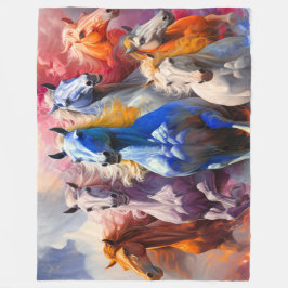 Cobertor De Velo Cavalos