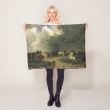 Cavalos numa tempestade (equino)