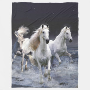Cobertor De Velo Cavalos travesseiros decorativos