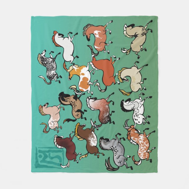 Cobertor De Velo Cave Pony Fleece Blanket 1 (Frente)