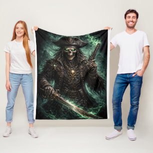 Cobertor De Velo Caveira de Pirata Fantasma – Ceifador da Fantasia