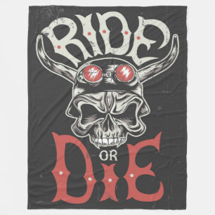 Cobertor De Velo Caveira de Ride ou Viking