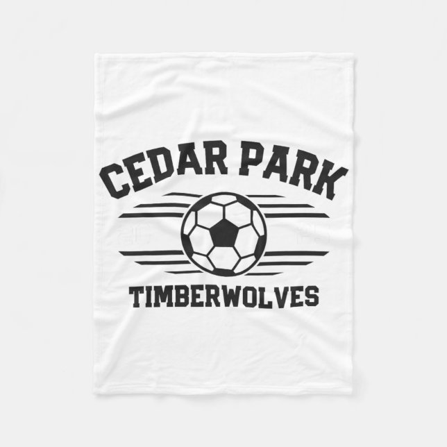 Cobertor De Velo Cedar Park Timberwolves Soccer Ll 2025  (Frente)