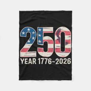 Cobertor De Velo Celebração Patriótica de 250 Anos 1776-2026