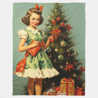 Cobertor De Velo Celebrações Clássicas em Aberto de Natal