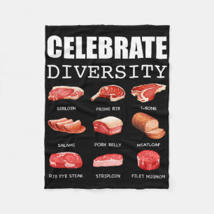 Cobertor De Velo Celebre a Diversidade Tipos de Amantes de Bife Eng