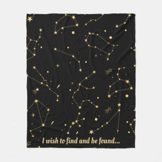 Cobertor De Velo Celestial Constellations Stars Blanket