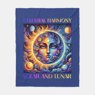 Cobertor De Velo Celestial Harmony Sun e Moon, Astrologia