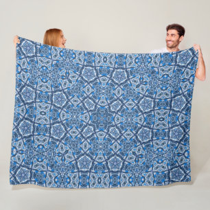 Cobertor De Velo Celtic Winter Snow Fairy Magic Gate Mandala Quilt