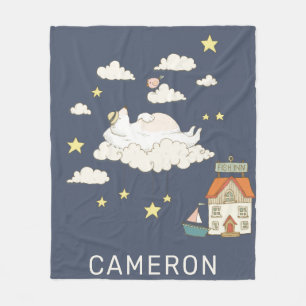 Cobertor De Velo Cena Personalizada de Ilustração de Pássaros e 