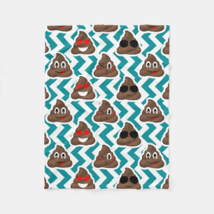 Cobertor De Velo Cerceta louca de Emojis do tombadilho modelada