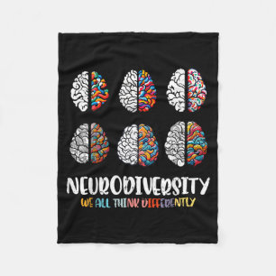 Cobertor De Velo Cérebro autismo neurodiversidade asd conscientizaç