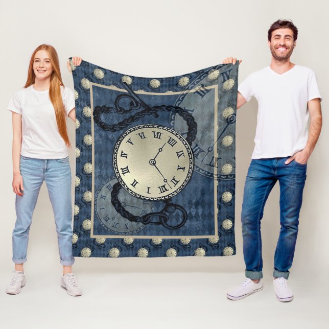 Cobertor De Velo Cérebros e crânios de galinha azul (In Situ)