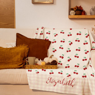 Cobertor De Velo Cerejas
