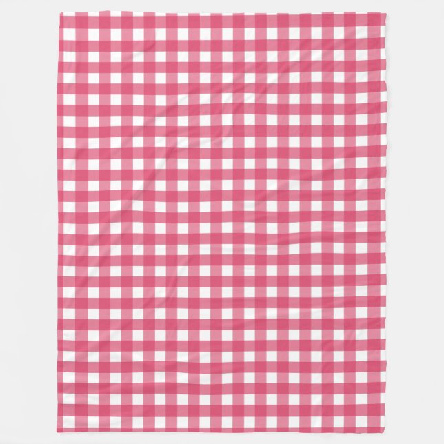 Cobertor De Velo Cerise Gingham (Frente)