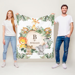 Cobertor De Velo Cerrado Selvagem Selvagem Selvagem de Animais Safa