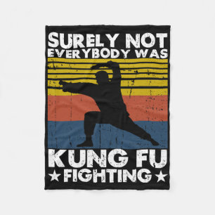 Cobertor De Velo Certamente Nem Todos Estavam Lutando Kung Fu Lutad