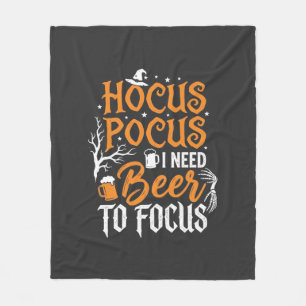 Cobertor De Velo Cerveja Hocus Pocus Design de Halloween_1