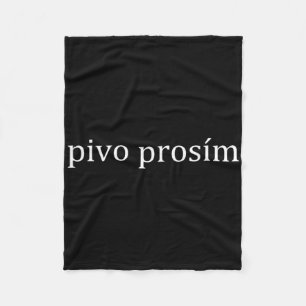 Cobertor De Velo Cerveja Prosim Por Favor Idioma Tcheco Praga Féria