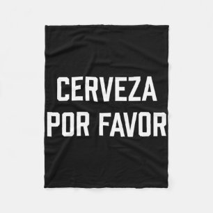 Cobertor De Velo Cerveza Por Favor, Funny Cinco De Mayo