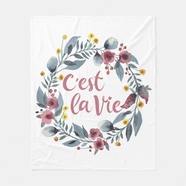 Cobertor De Velo C'est La Vie French (Frente)