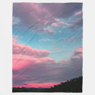 Cobertor De Velo Céu de cor pastel