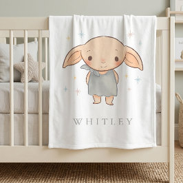 Cobertor De Velo Chá de Bebê Simples do Harry Potter - Dobby