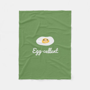 Cobertor De Velo Chalaça cómico da comida de Eggcellent do ovo
