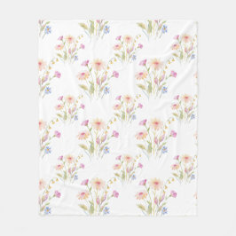 Cobertor De Velo Chamomile Flowers Sem Costura