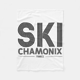 Cobertor De Velo Chamonix Ski Resort França Alpes Franceses Esqui S