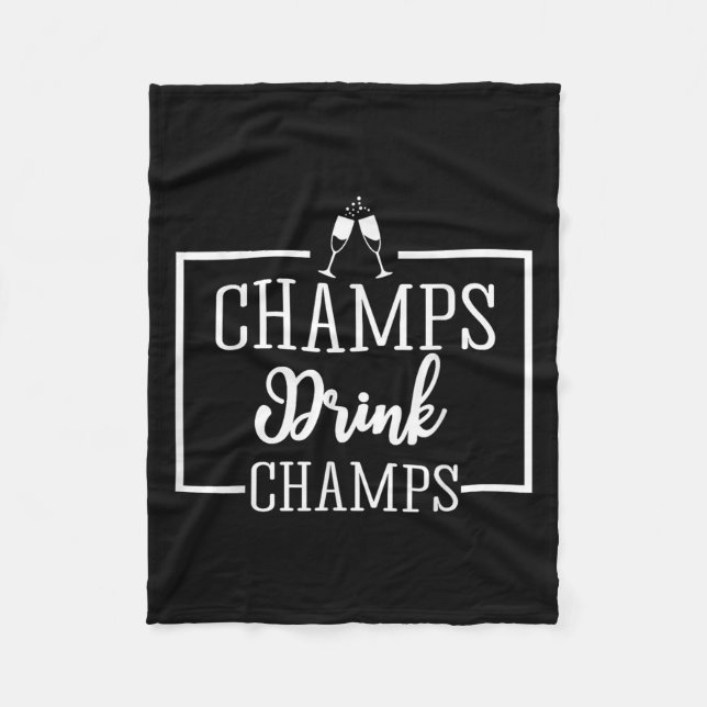 Cobertor De Velo Champagne For Chamons Champs Drink Champs Gift  (Frente)