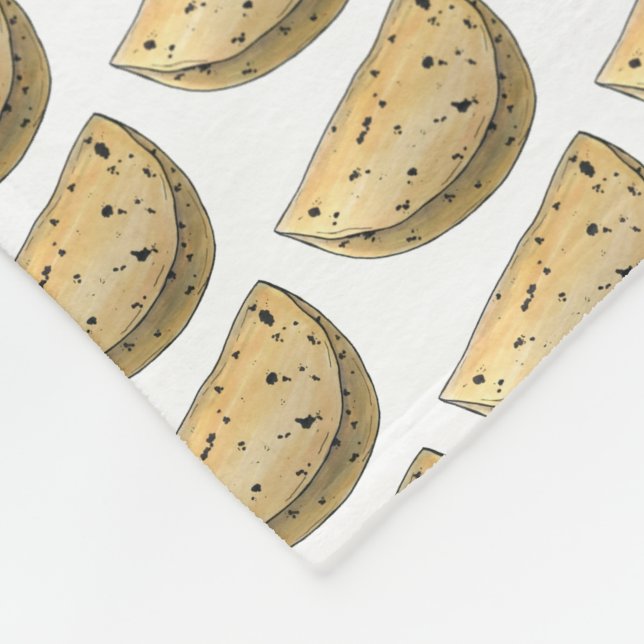 Cobertor De Velo Chapati Roti Comida indiana Folha não levedada (Quina)