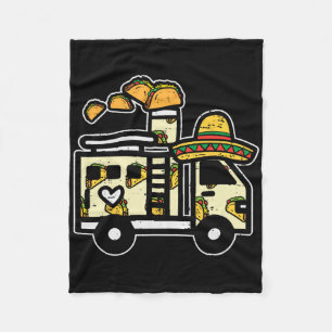 Cobertor De Velo Chapéu de Culinária Mexicana Caminhão de Bombeiros
