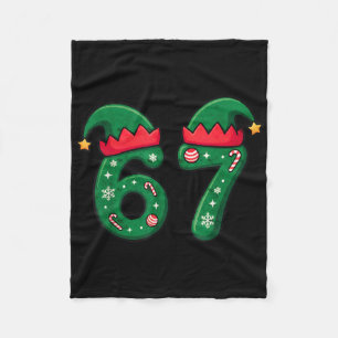 Cobertor De Velo Chapéu de Elfo de Natal Viral 67 6 7 Tendência Mem