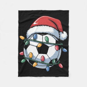 Cobertor De Velo Chapéu de Natal de Futebol Santa Sport Masculino F