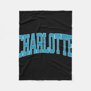 Cobertor De Velo Charlotte Soccer Vintage City _1